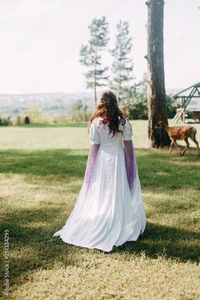 Fototapeta premium Fairy tale wedding fairies and magicians