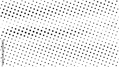 Abstract dots background. Monochrome grunge texture. Halftone Pop Art comic pattern. Polka dot. Geometric vector pattern. Template for presentation flyer, business cards, stickers, report, fabric