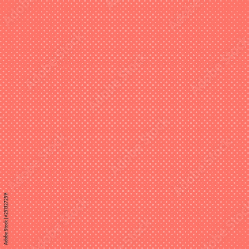 Pink halftone gradient dots background. Vector illustration.