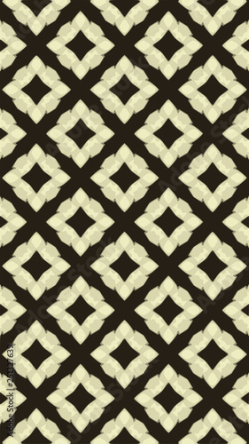Ornate geometric pattern and abstract colored background