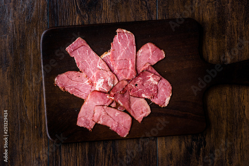 Smoked and Dried Fillet Meat Slices / Kuru Et.