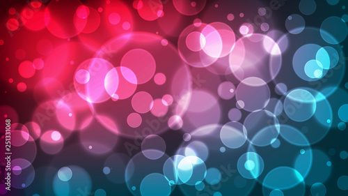 Abstract bokeh background, multicolor defocused lights