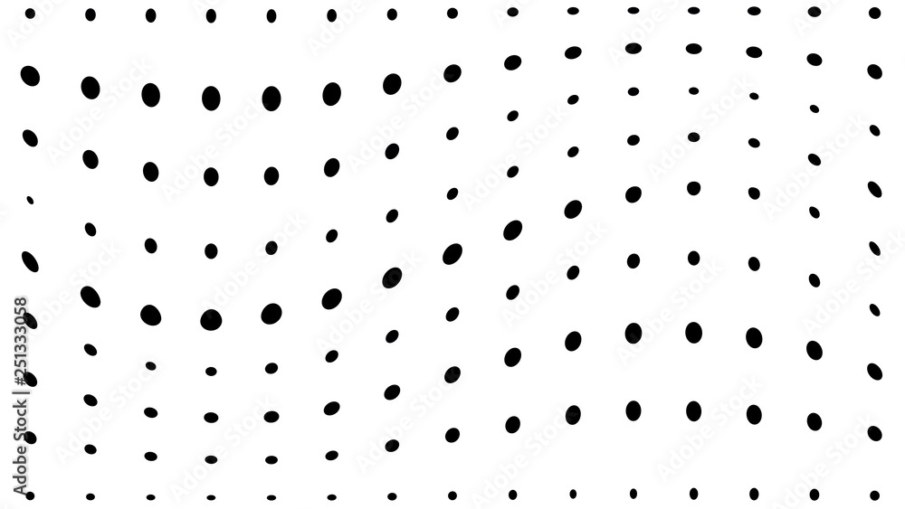 Halftone gradient pattern. Abstract halftone dots background. Monochrome dots pattern. Grunge wave texture. Pop Art Comic small dots. Radial twisted dots. Design for presentation, report, flyer, cover Halftone gradient pattern. Abstract halftone dots background. Monochrome dots pattern. Grunge wave texture. Pop Art Comic small dots. Radial twisted dots. Design for presentation, report, flyer, cover