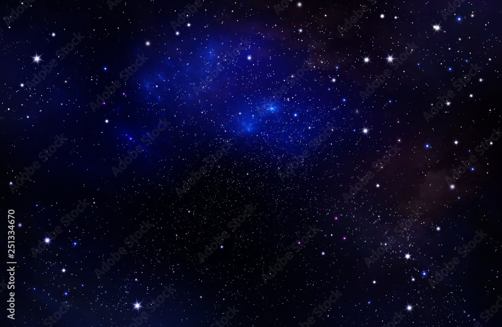 background of the night sky with stars