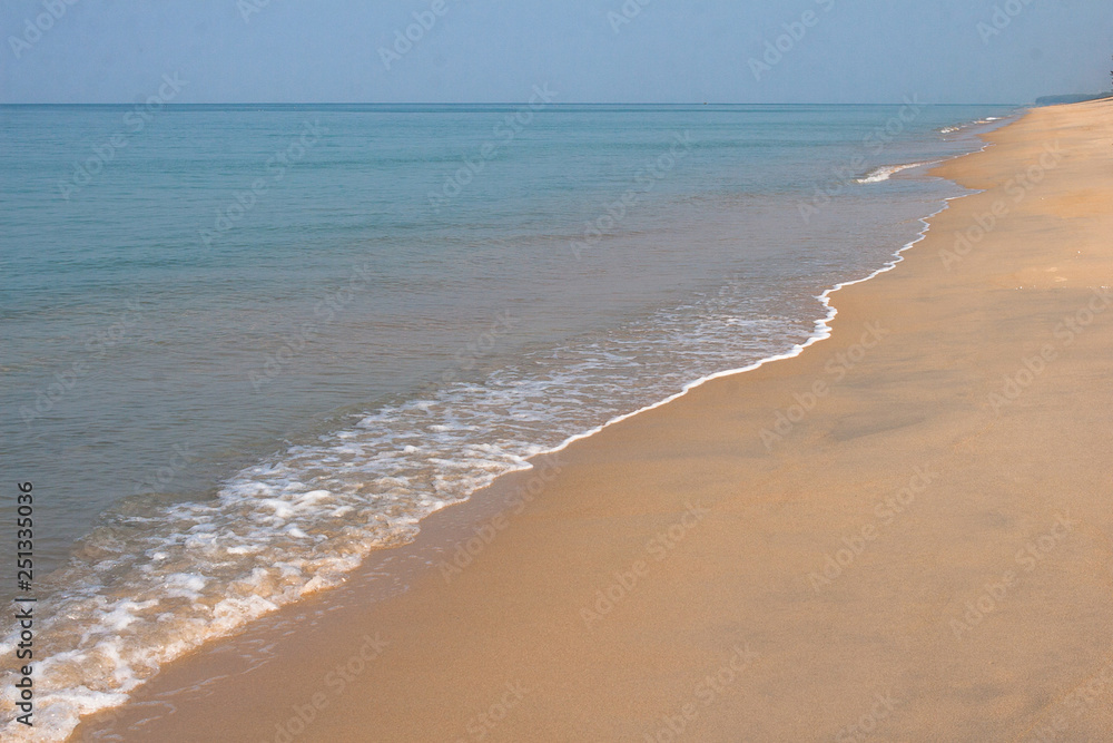 Sandy Andaman Bay Beach Phuket Island Thailand Sandy Andaman Bay Beach Phuket Island Thailand