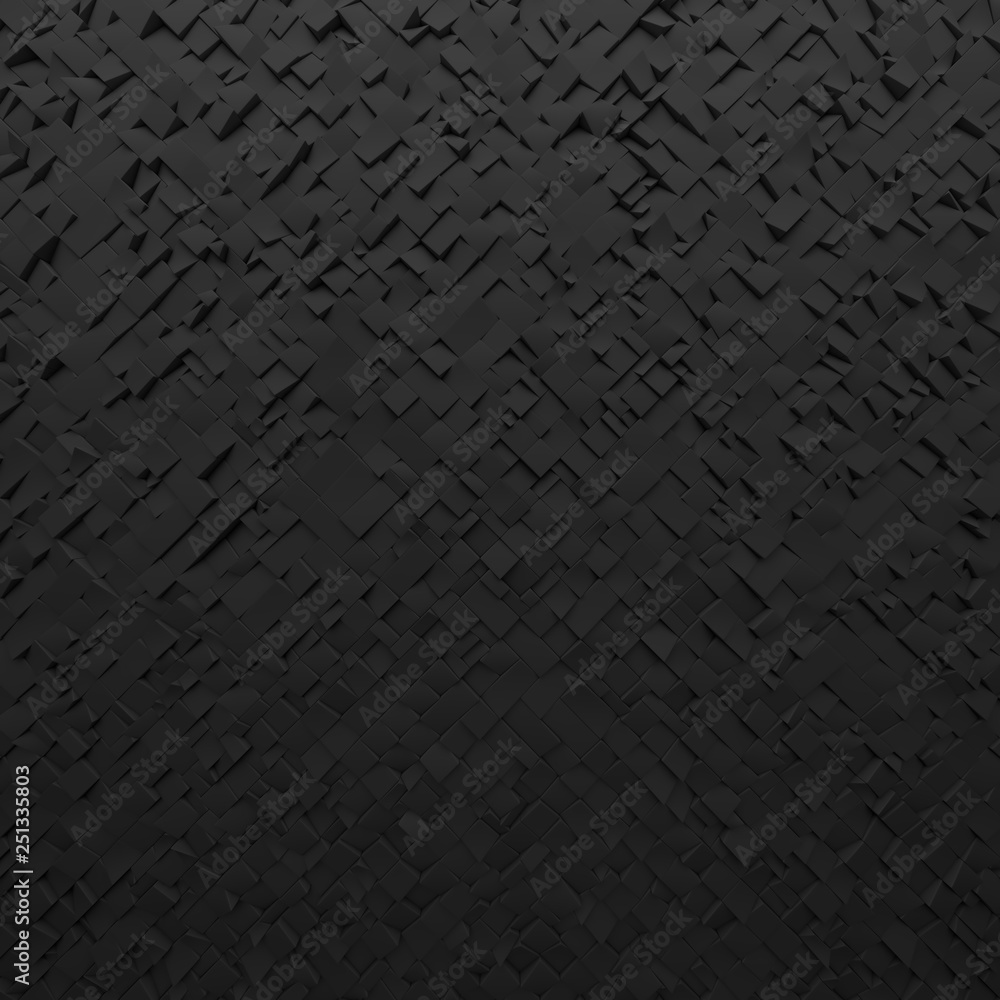 Black abstract squares backdrop Black abstract squares backdrop