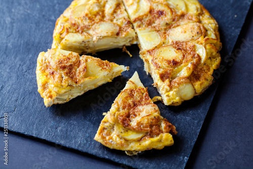 Traditional Spanish tortilla photo