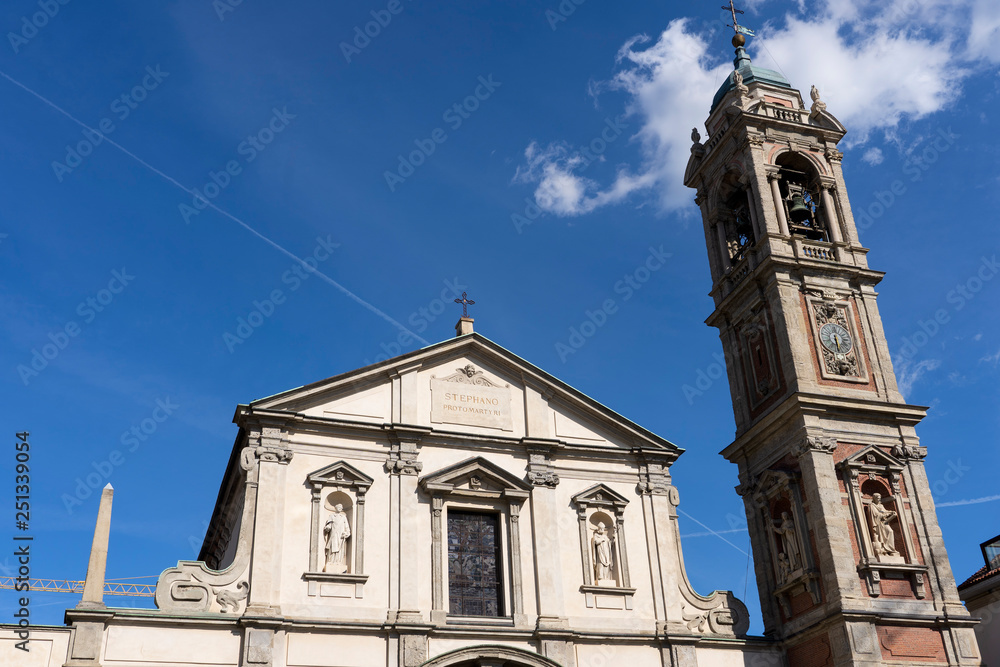 Fototapeta premium Milan, Santo Stefano church