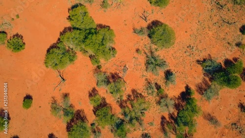 flight over the Australian savanna photo