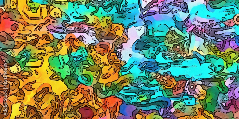 Visual modern pop art. Riot of colors on paper. Super bright background. Abstract surrealism. Expression of paint. Cartoon style backdrop. Handmade warm texture. Crazy vibrant wallpaper. Visual modern pop art. Riot of colors on paper. Super bright background. Abstract surrealism. Expression of paint. Cartoon style backdrop. Handmade warm texture. Crazy vibrant wallpaper.