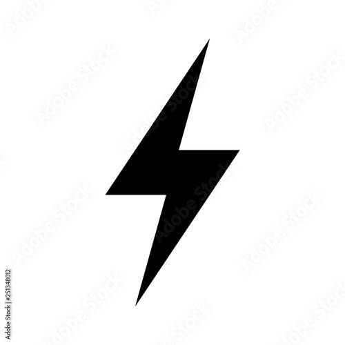 Free Download Flash icon, energy power vector isoluted on the white background - GFXLoad
