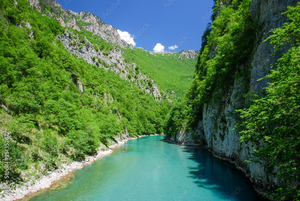 Tara river canyon, Montenegro.