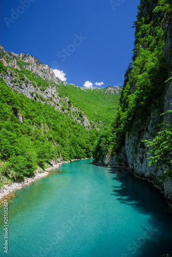 Tara river canyon, Montenegro.