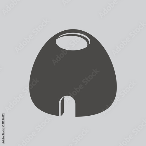 Tandoor icon isolated sign symbol and flat style for app, web and digital design. Vector illustration.