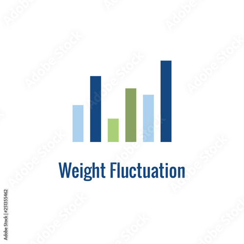 BMI / Body Mass Index Icon - image portraying weight balance