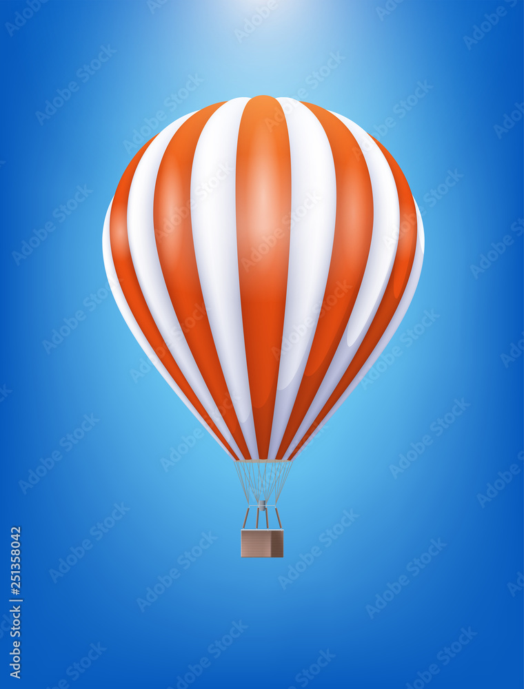 Naklejka premium Hot Air Balloon 