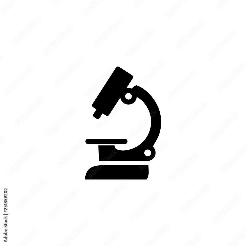 Lab microscope icon