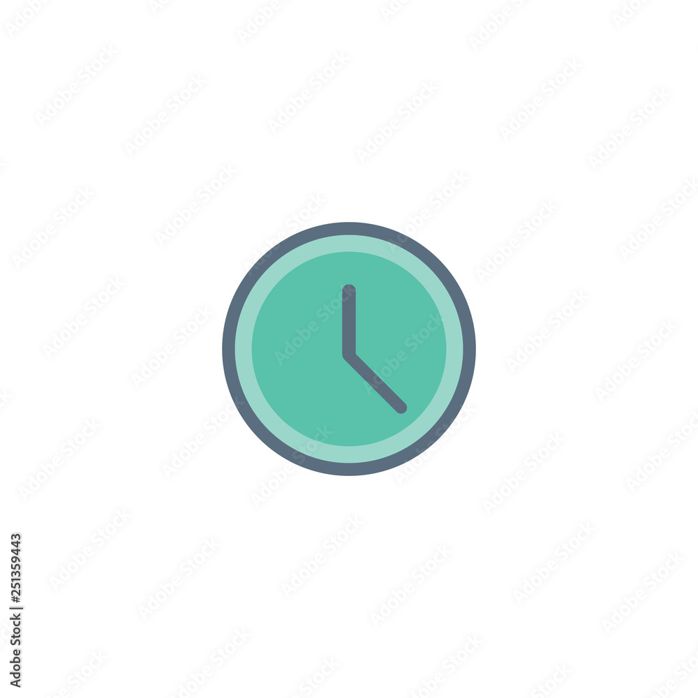 Illustration of clock icon Illustration of clock icon