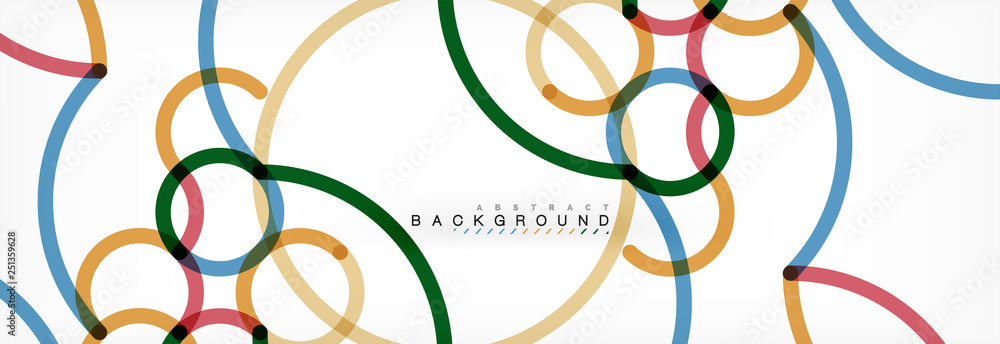 Curly wave lines abstract background design, transparent color lines on gray Curly wave lines abstract background design, transparent color lines on gray