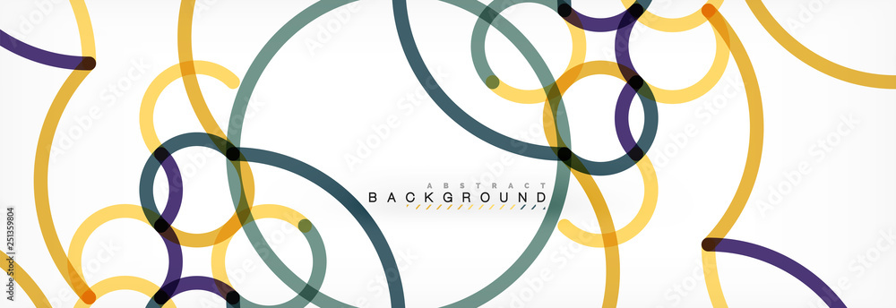 Curly wave lines abstract background design, transparent color lines on gray Curly wave lines abstract background design, transparent color lines on gray