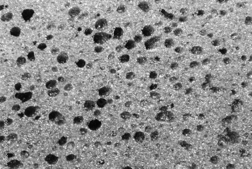 Black sponge texture