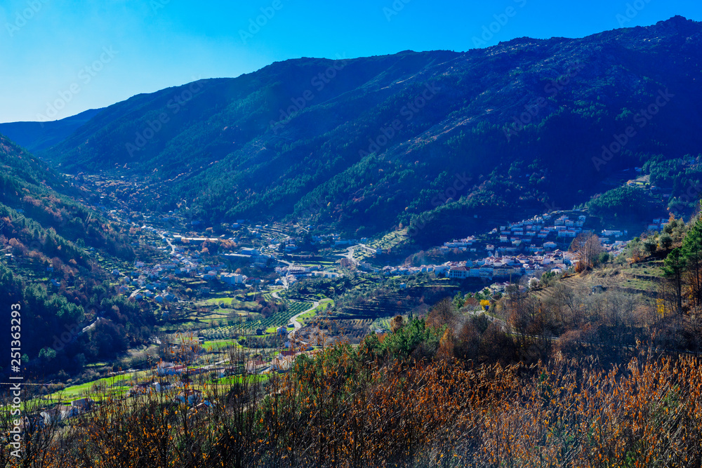 Naklejka premium Landscape of the Serra da Estrela mountain range