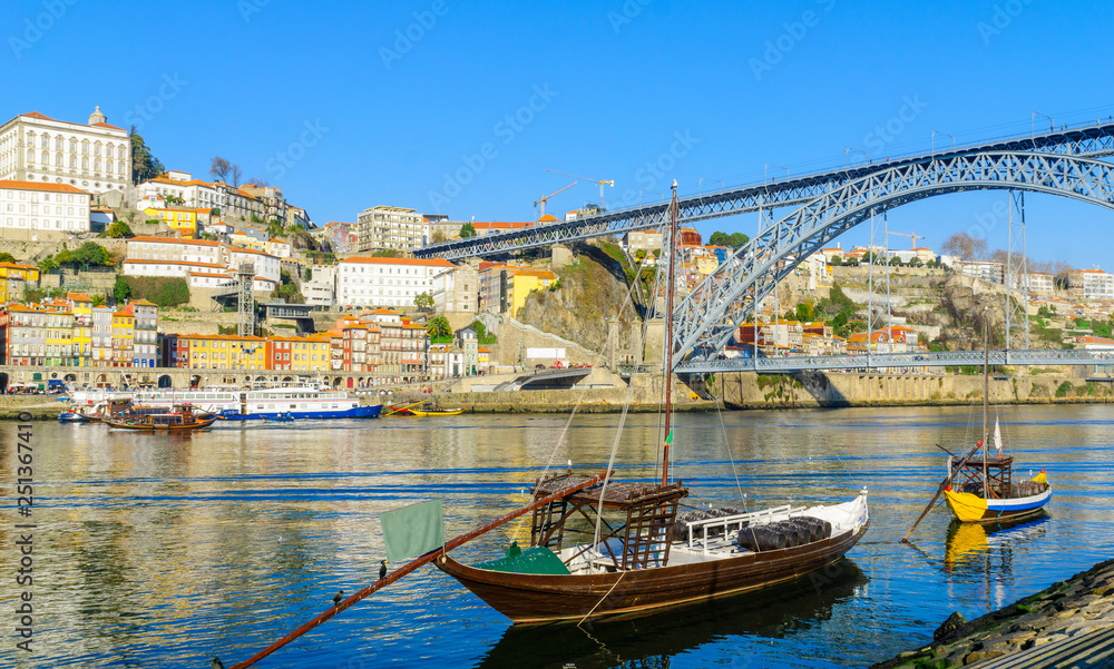View of the Douro river, in Porto