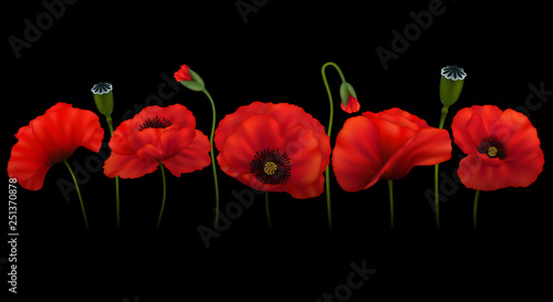Floral card template
