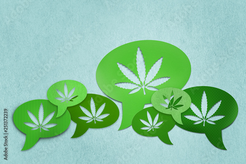 Talking about Pot Marijuana Digital Collage