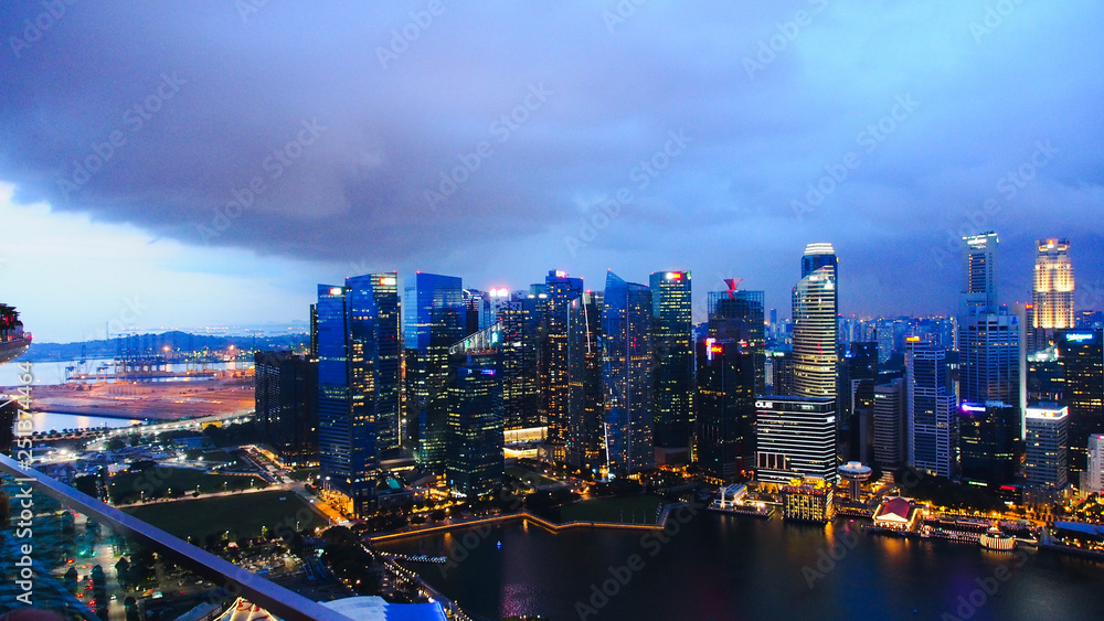 Naklejka premium Marina Bay Sands