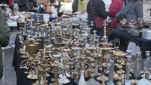 Photography candlestick market in the center of Stockholm