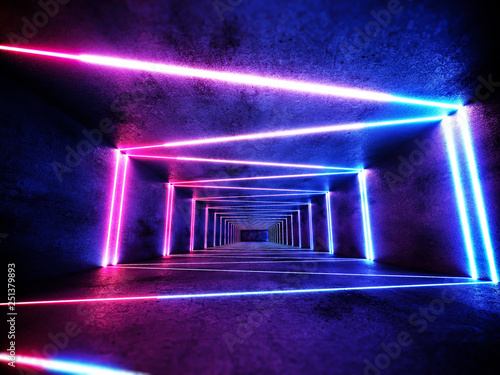 Cyberpunk neon electronic style disco background concept.