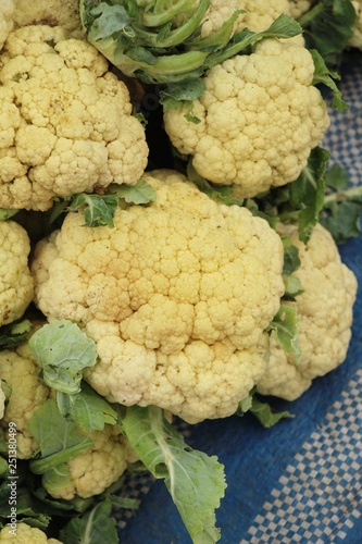 fresh cauliflower for cooking at street food