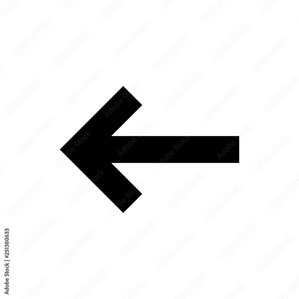 Arrow icon vector. Arrow symbol. navigation icon vector Arrow icon vector. Arrow symbol. navigation icon vector