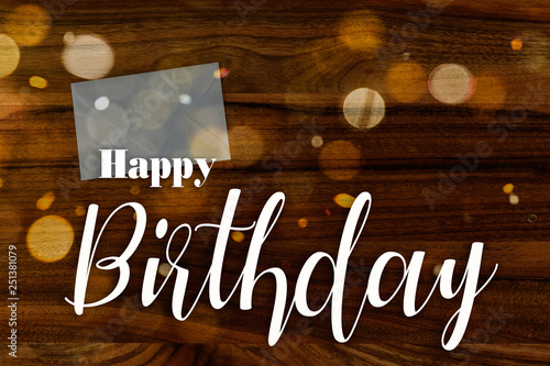 Photography Happy Birthday Concept