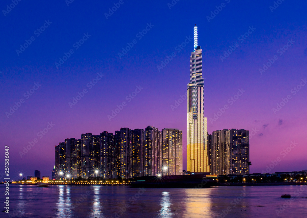 Landmark 81 is a supertall skyscraper in Ho Chi Minh City, Vietnam