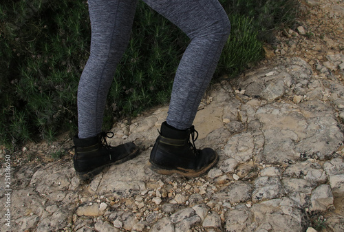 Hiking In Akamas Peninsula - Cyprus, dirty hiking boots