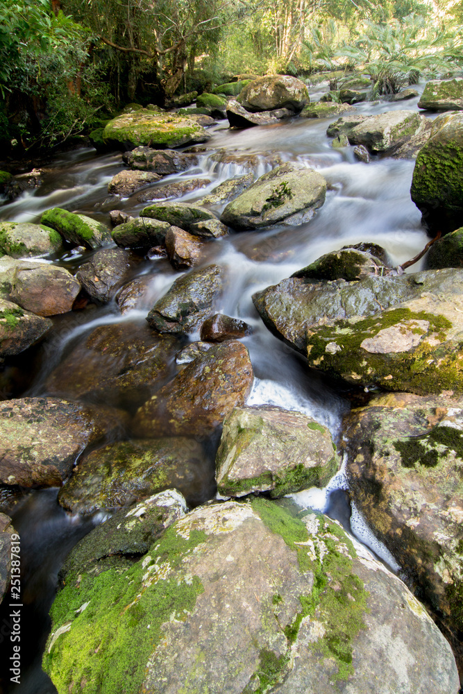 Beautiful waterfalls on the hilltop in the forest of Thailand Beautiful waterfalls on the hilltop in the forest of Thailand