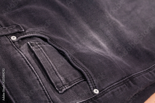 Blue jeans fabric. Denim je...