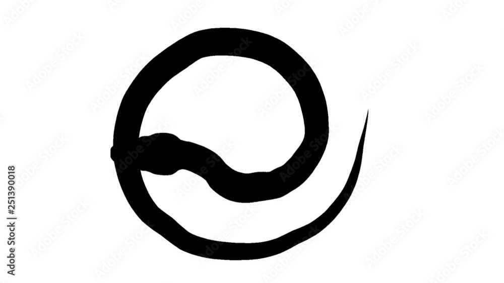 Silhouette of a snake. Alpha channel. Alpha matte. FullHD. Silhouette of a snake. Alpha channel. Alpha matte. FullHD.