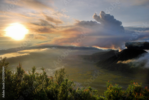 Sunrise, Bromo National Park, Java, Indonesia.