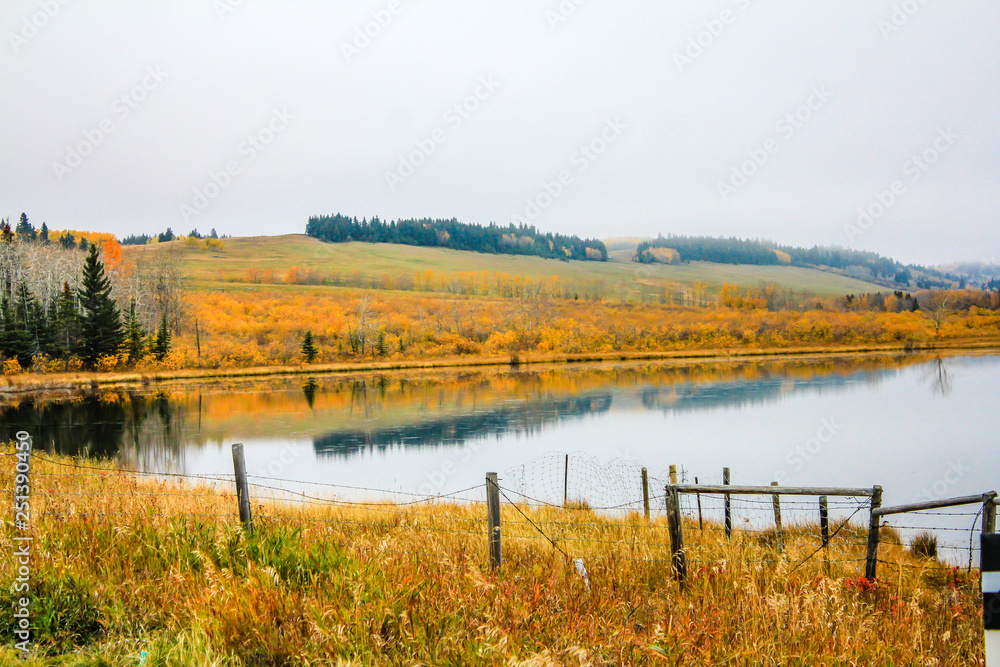 Ponds dot the landscapeKananaskis Country, Alberta, Canada