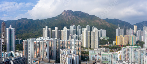 Photography Lion rock mountain in Hong Kong