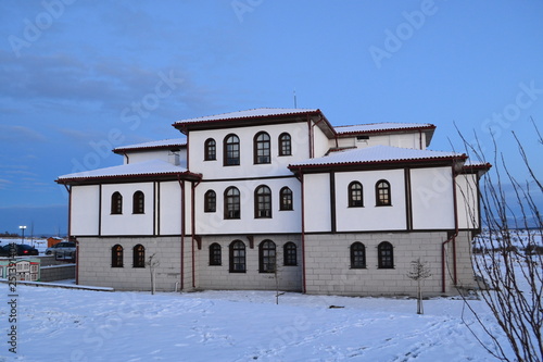 house in winter