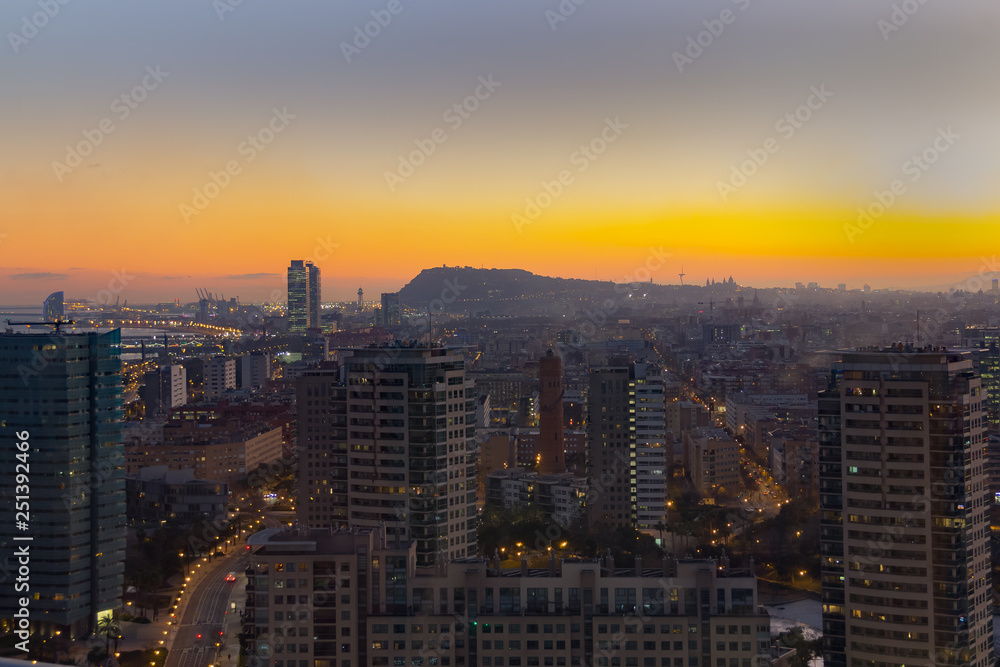 Aerial View Barcelona sunset.tif