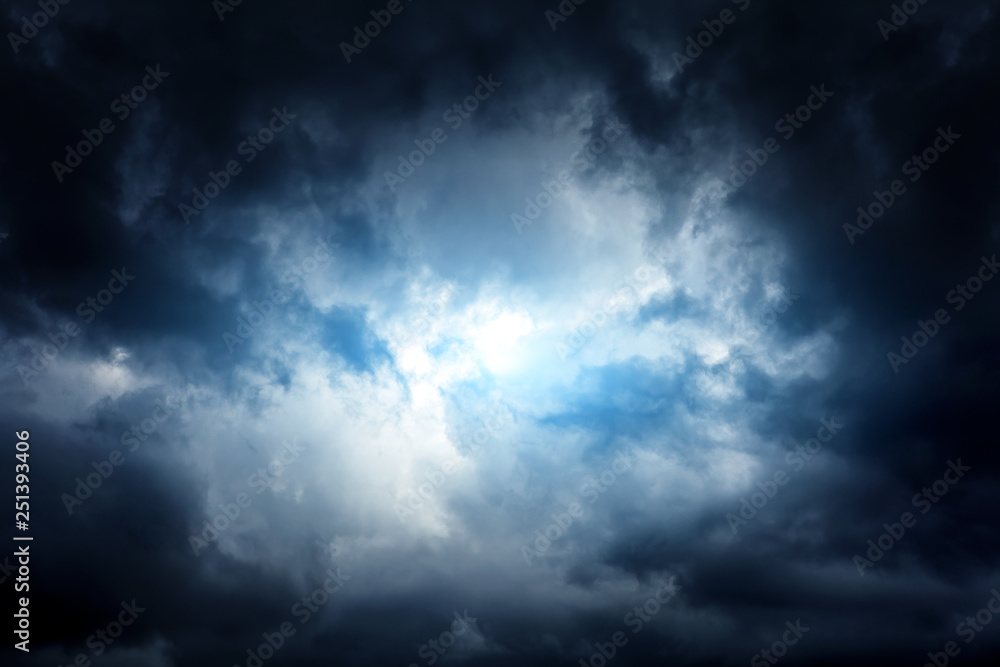 Cloudscape with a Light Cloudscape with a Light