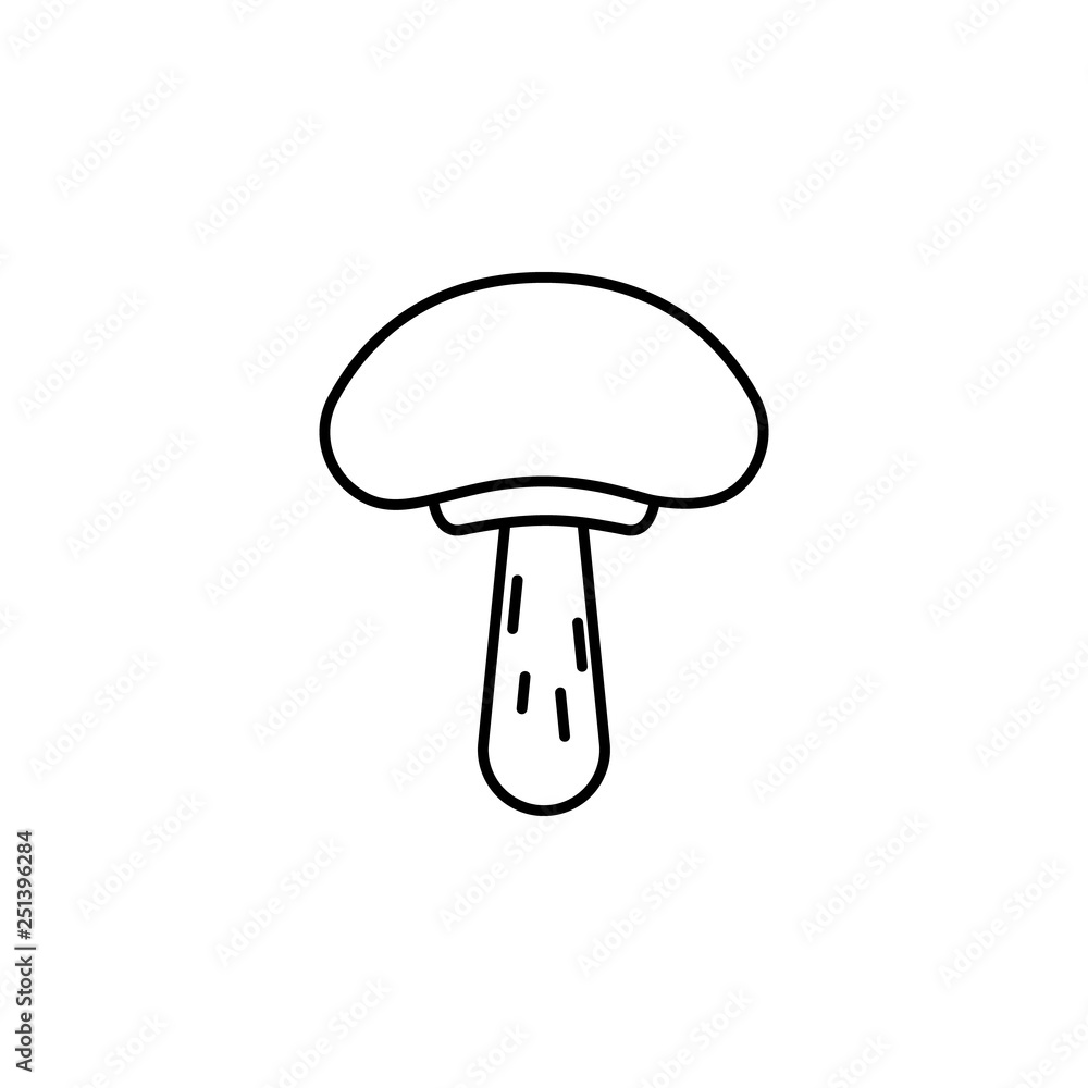 magic food mushroom outline icon. Signs and symbols can be used for web, logo, mobile app, UI, UX magic food mushroom outline icon. Signs and symbols can be used for web, logo, mobile app, UI, UX