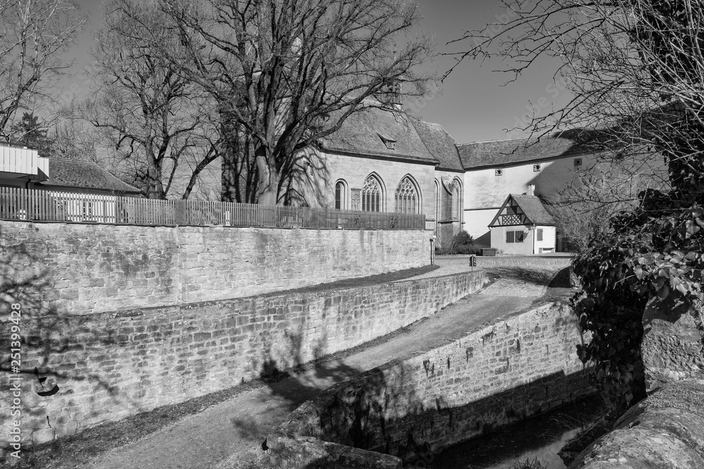 Obraz premium Rothenburg ob der Tauber, Germany - 18 February 2019: The streets of Rothenburg