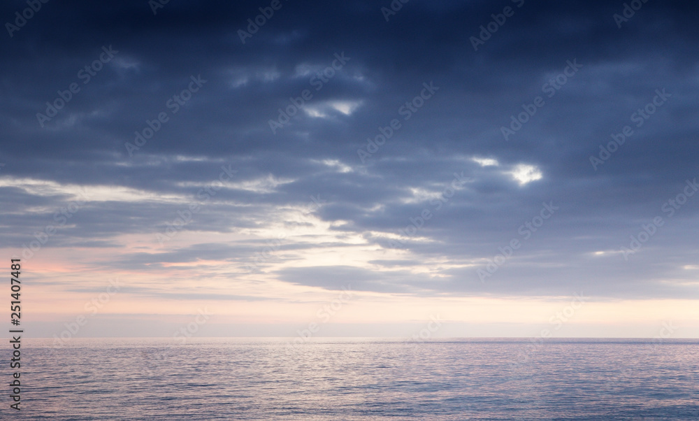 sunset on the beach in almunecar spain