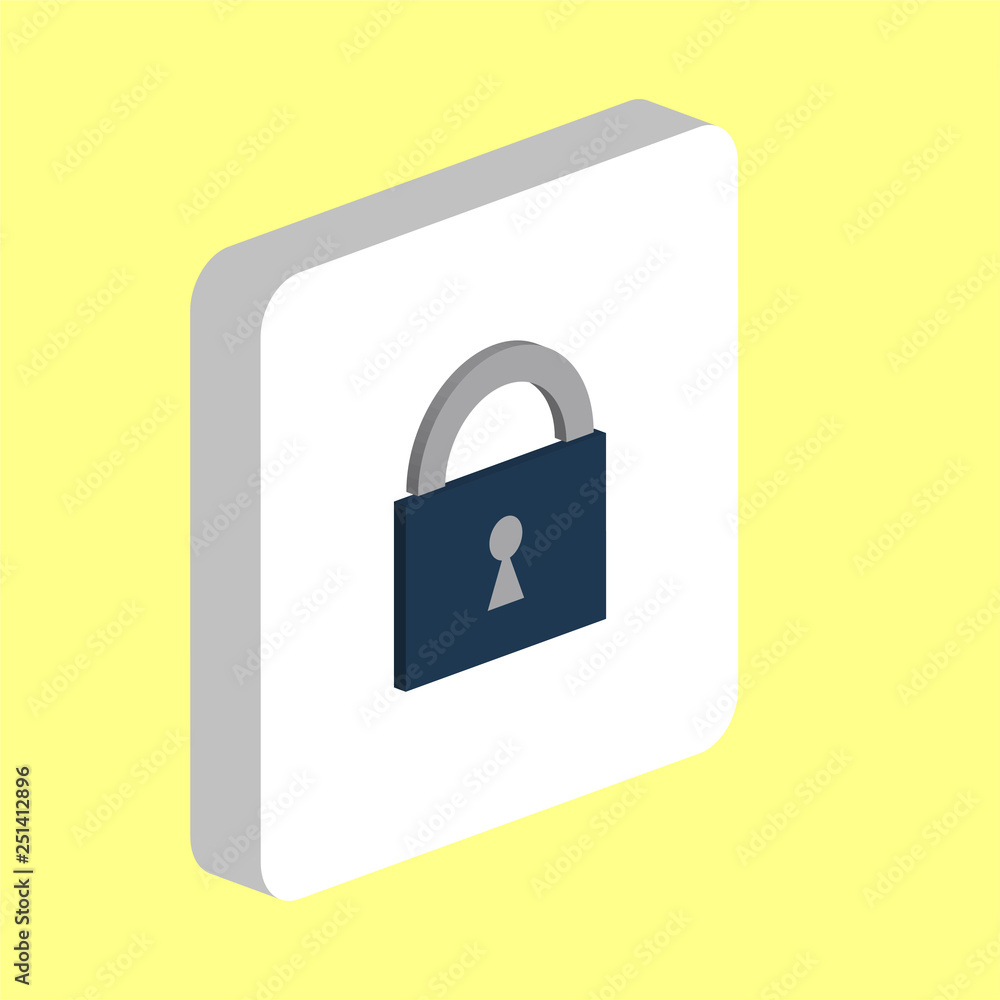 Padlock computer symbol Padlock computer symbol